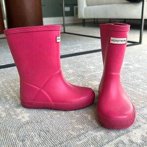 Girls Hunter Boots, Hot Pink, Size 8